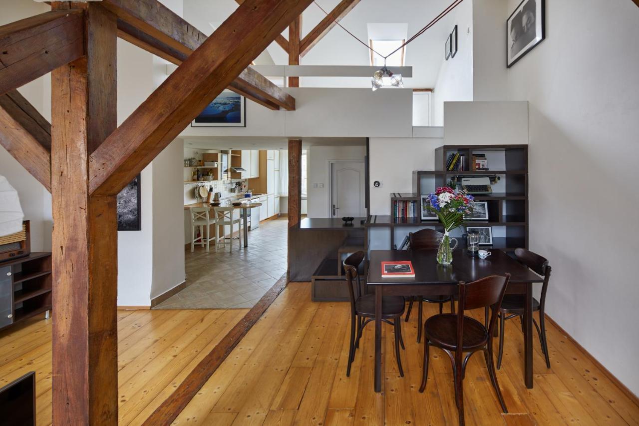 Prague Days - Sunlit Attic Loft In Vinohrady Apartamento Exterior foto